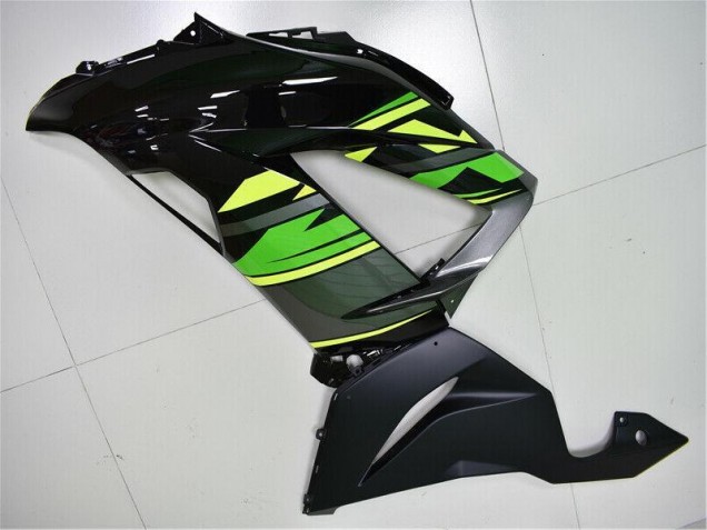 Verde Negro Kits Carenado Kawasaki ZX6R 13-18
