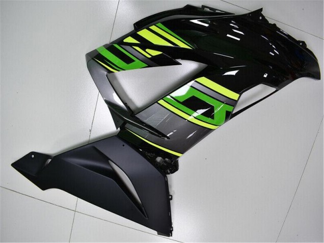 Verde Negro Kits Carenado Kawasaki ZX6R 13-18