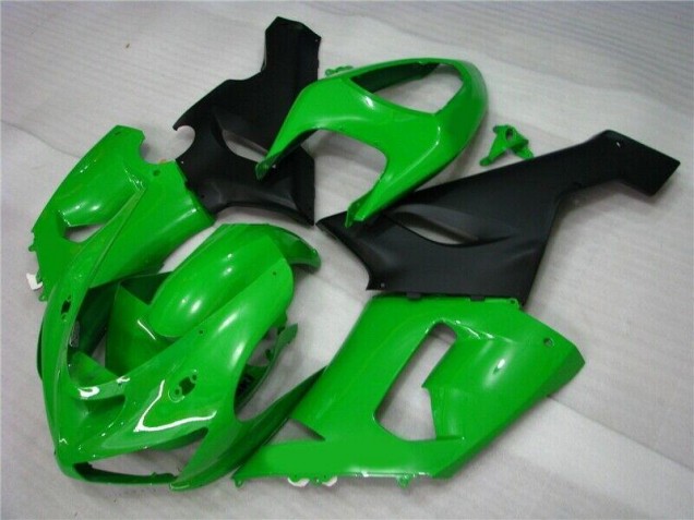 Verde Negro Mate Carenado Kawasaki ZX6R 05-06 Verde Negro Mate Carenado Kawasaki ZX6R 05-06
