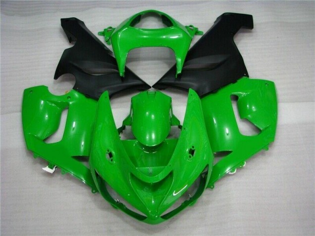 Verde Negro Mate Carenado Kawasaki ZX6R 05-06 Verde Negro Mate Carenado Kawasaki ZX6R 05-06