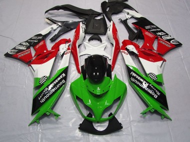 Verde Rojo Carenado Kawasaki ZX6R 09-12